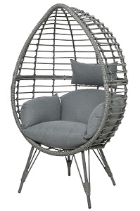 Kaemingk Evora Standing Egg Chair Grey